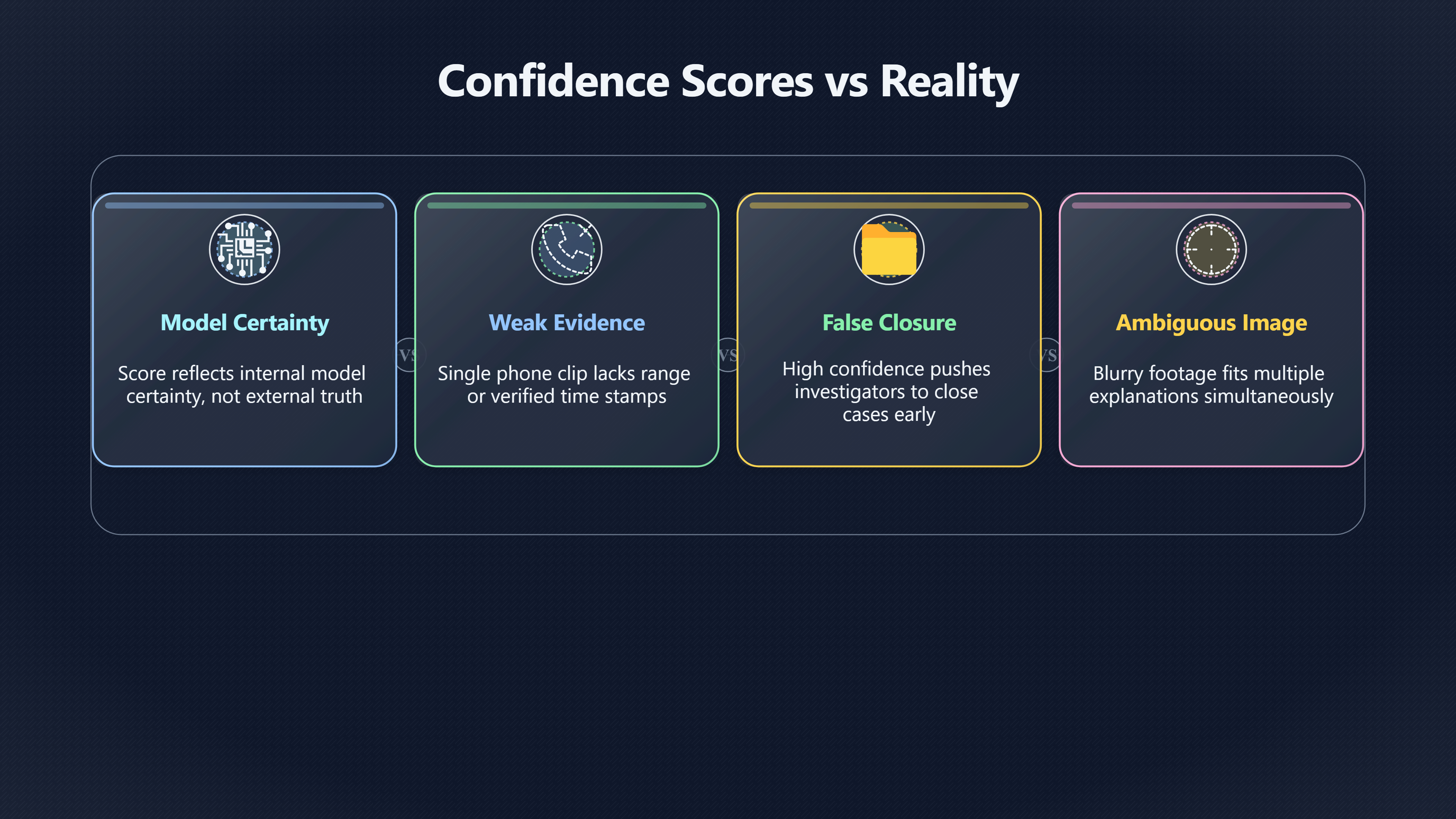 Overview image for The danger of confident weak matches | False Matches