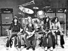 Listing image for UFO PHOTO [MICHAEL SCHENKER] 1970`S TOUR BLACK WHITE IMAGE HEAVY METAL ROCK GEM