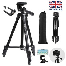 Listing image for Lightweight Aluminium Tripod Telescopic Camera DSLR Stand With Phone Holder UK